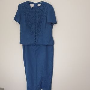 Karin Steven's blue dress size 16